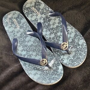 Michael Kors flip flops, size 7.5